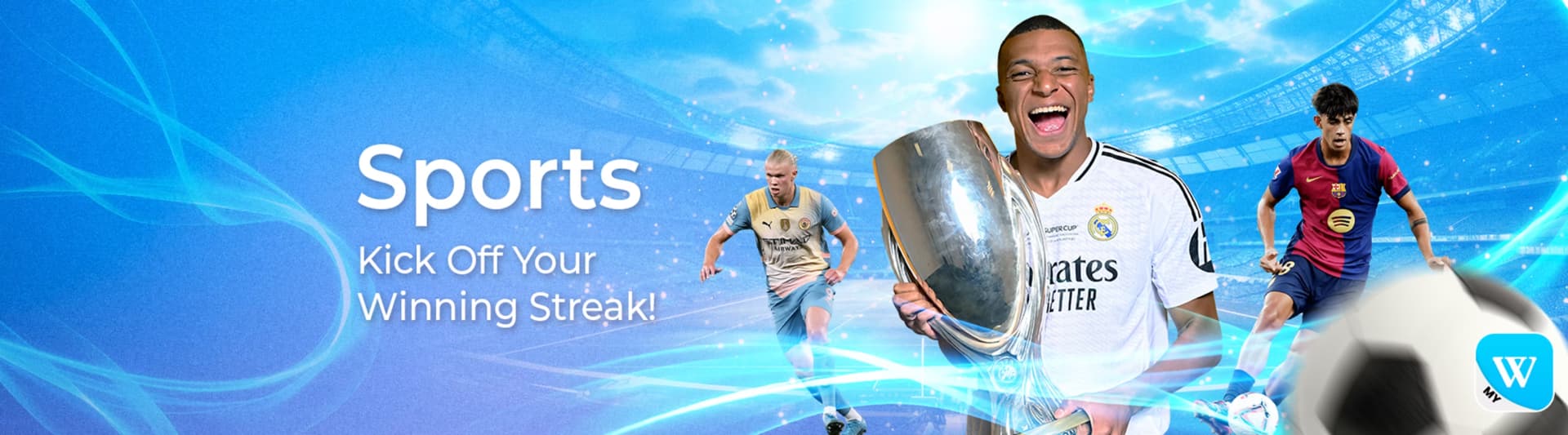 Sports betting hero banner - Kick Off Your Winning Streak