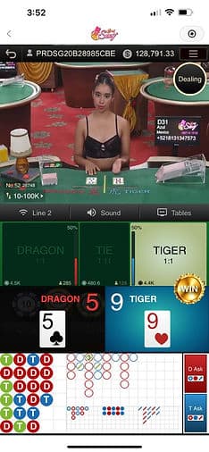 Winbox88 AE Sexy Dragon Tiger