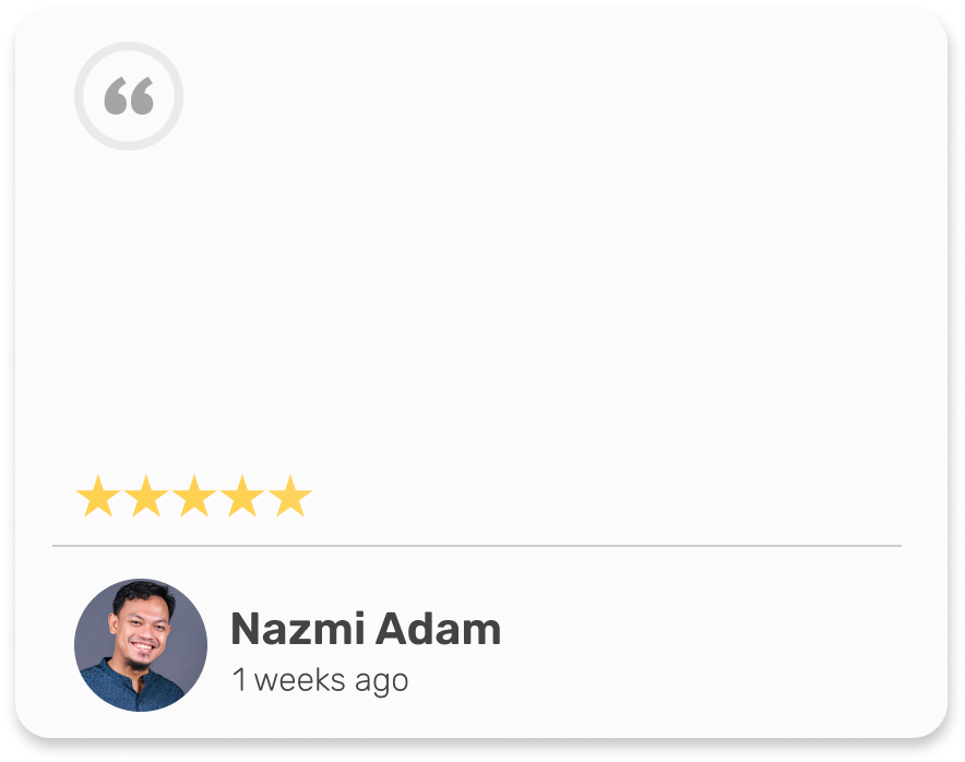 Ulasan oleh Nazmi Adam